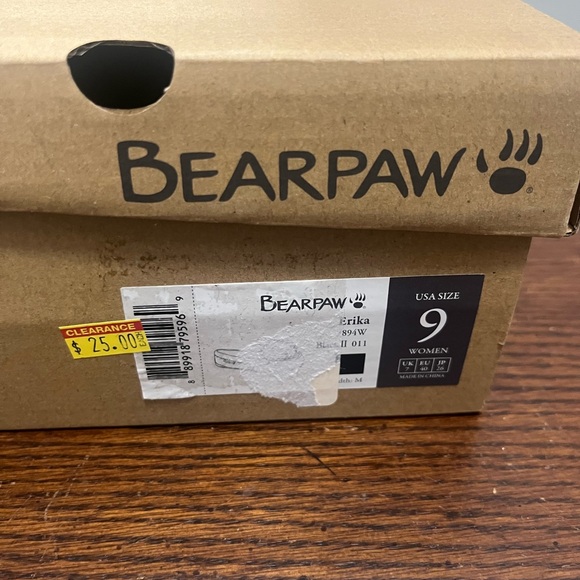 Bearpaw Erika Suede Sheepskin Lined‎ Moccasin Pom Pom Slippers NEW - Picture 8 of 8